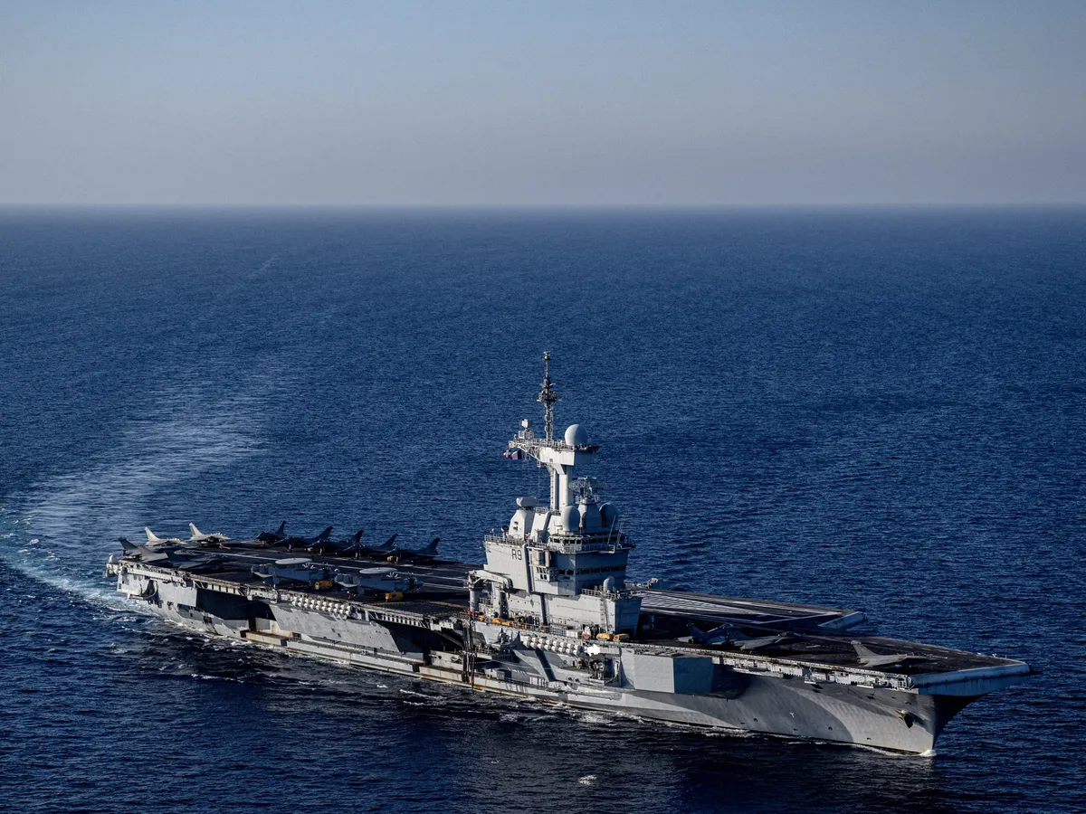 French warship moves towards Hormuz for possible defensive mission