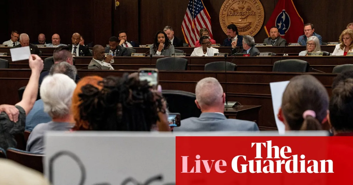 Republicans poised to vote on new House map that would erase Democratic seat in Tennessee – US politics live