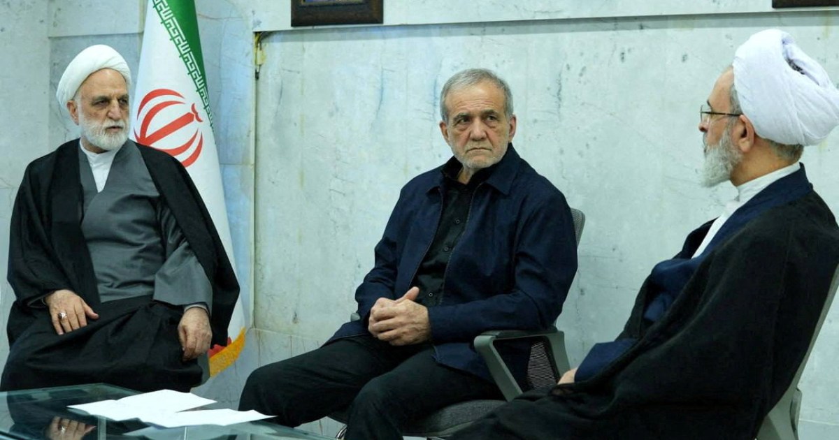 Iran’s President Pezeshkian seeks to quash divided leadership narrative