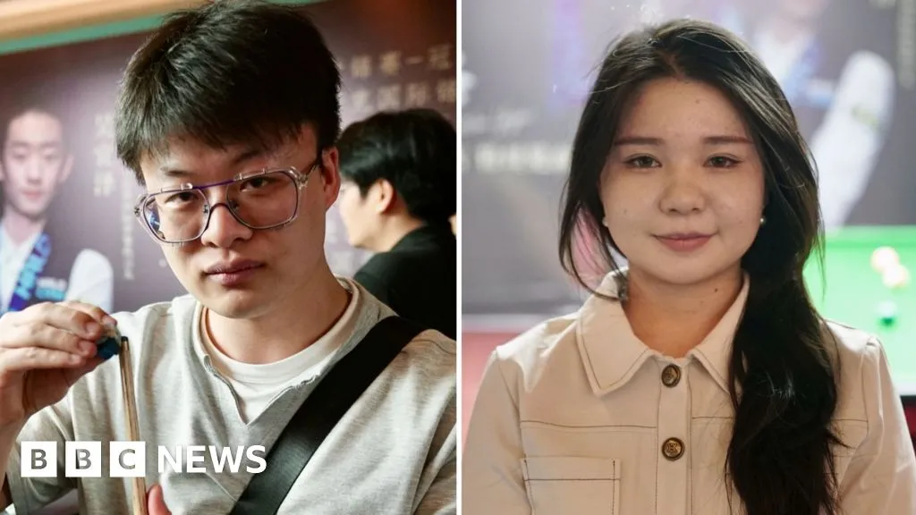 Crowds cheer China's new snooker star on return from championship win