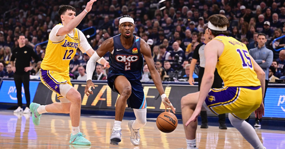 Thunder pull away from Lakers in NBA playoffs, while Pistons down Cavs