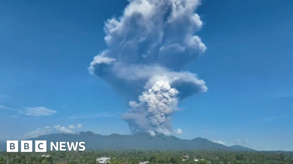Three dead after volcano erupts on Indonesian island