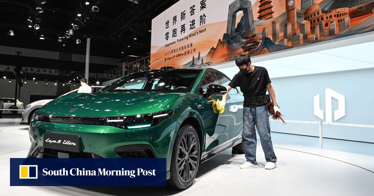 Chinese EV maker Leapmotor taps Stellantis’ Spanish plant for EU production