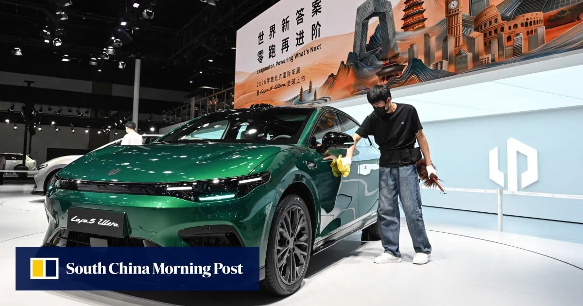 Chinese EV maker Leapmotor taps Stellantis’ Spanish plant for EU production