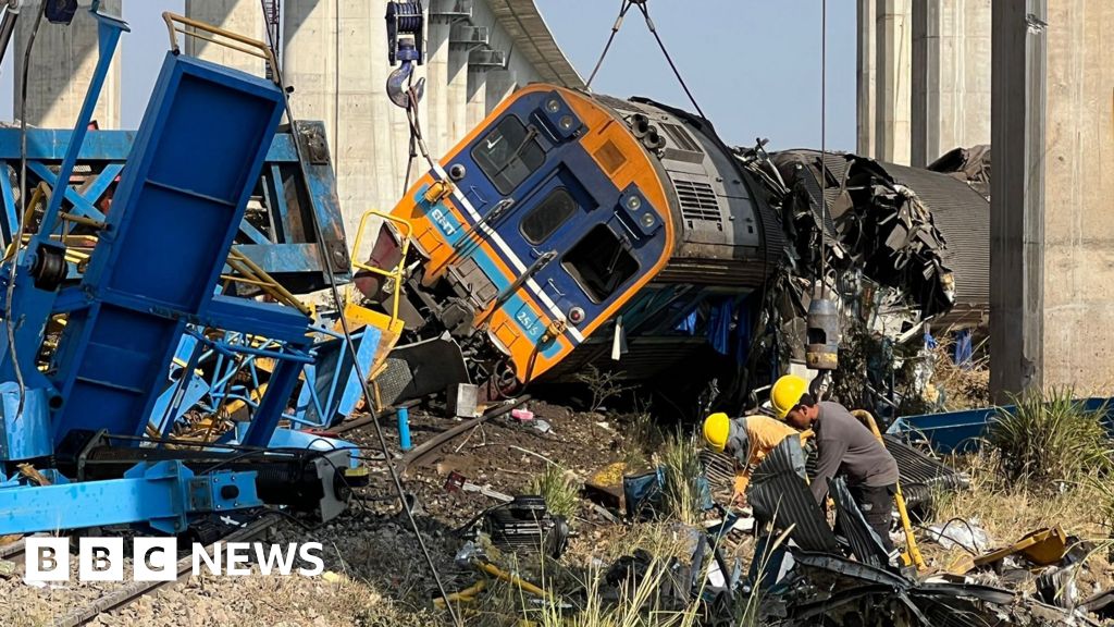 At least 32 killed after crane collapses on train in Thailand