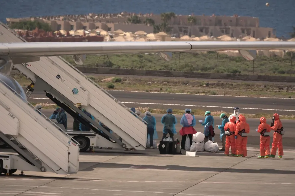 Hantavirus-stricken cruise ship arrives at Tenerife in Spain’s Canary Islands