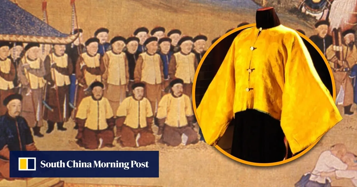 What was Qing dynasty’s imperial yellow jacket, what it symbolised, why it mattered