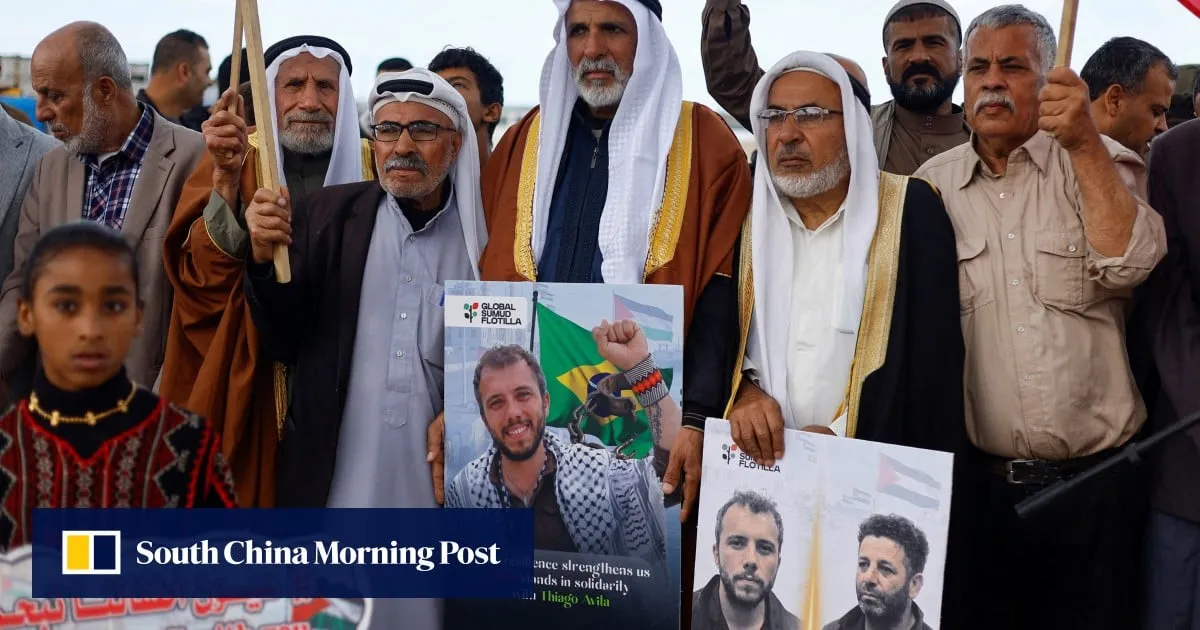 Spanish, Brazilian flotilla activists released after detention in Israel