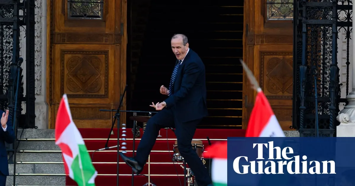 Rhythm nation: politician’s viral dance moves mark new, optimistic era for Hungary