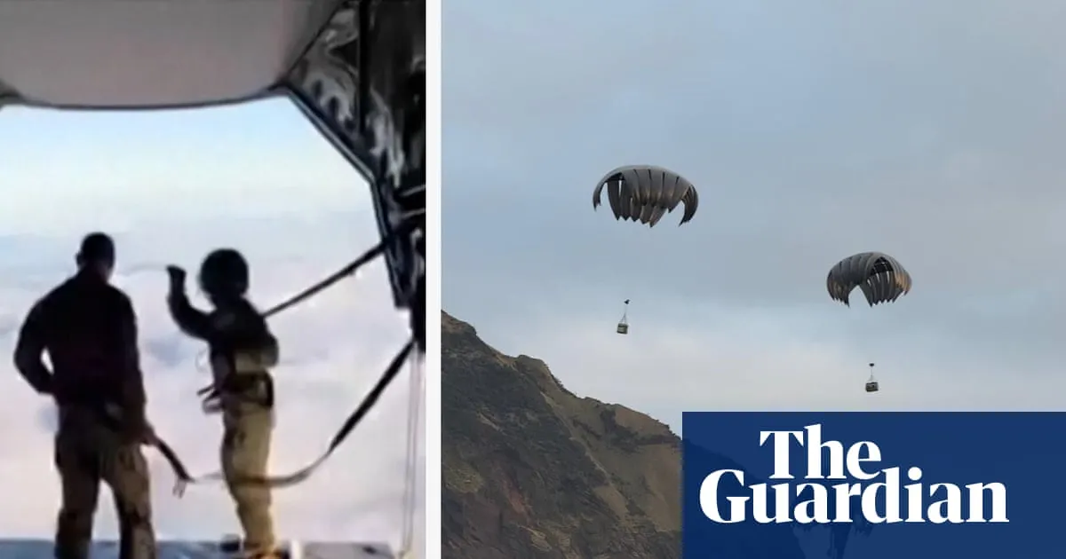 British paratroopers land on Tristan da Cunha for suspected hantavirus case