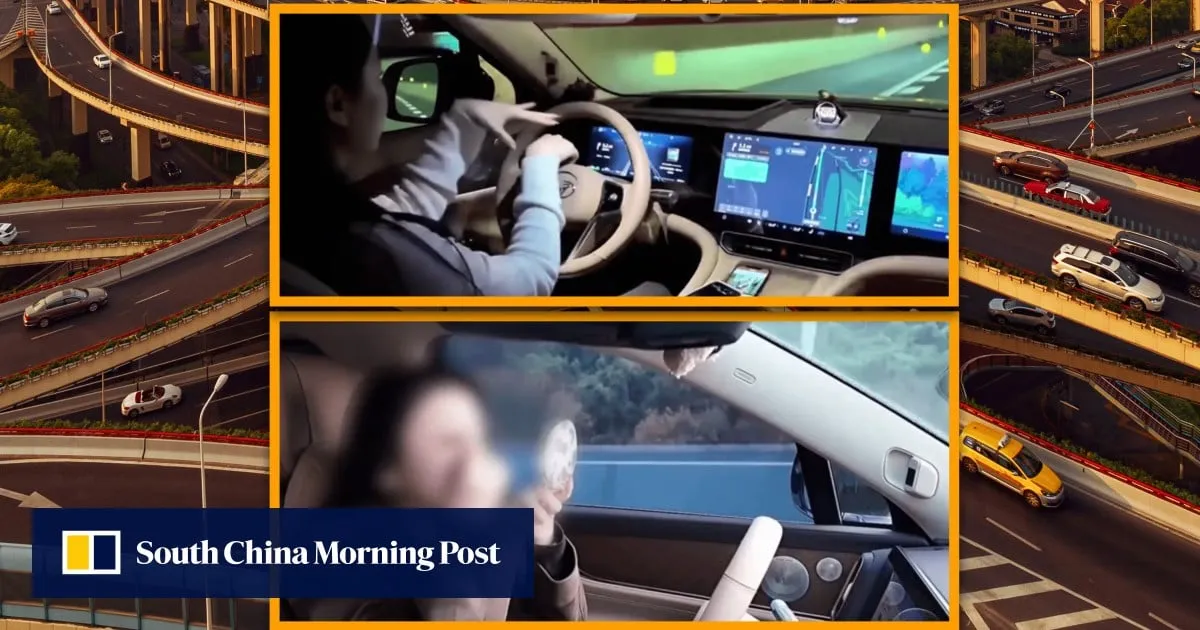 China woman fined for applying make-up, dancing while driving; claims assisted driving more reliable
