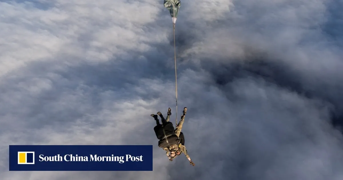 Paratroopers jump onto Britain’s most remote inhabited island for hantavirus mission