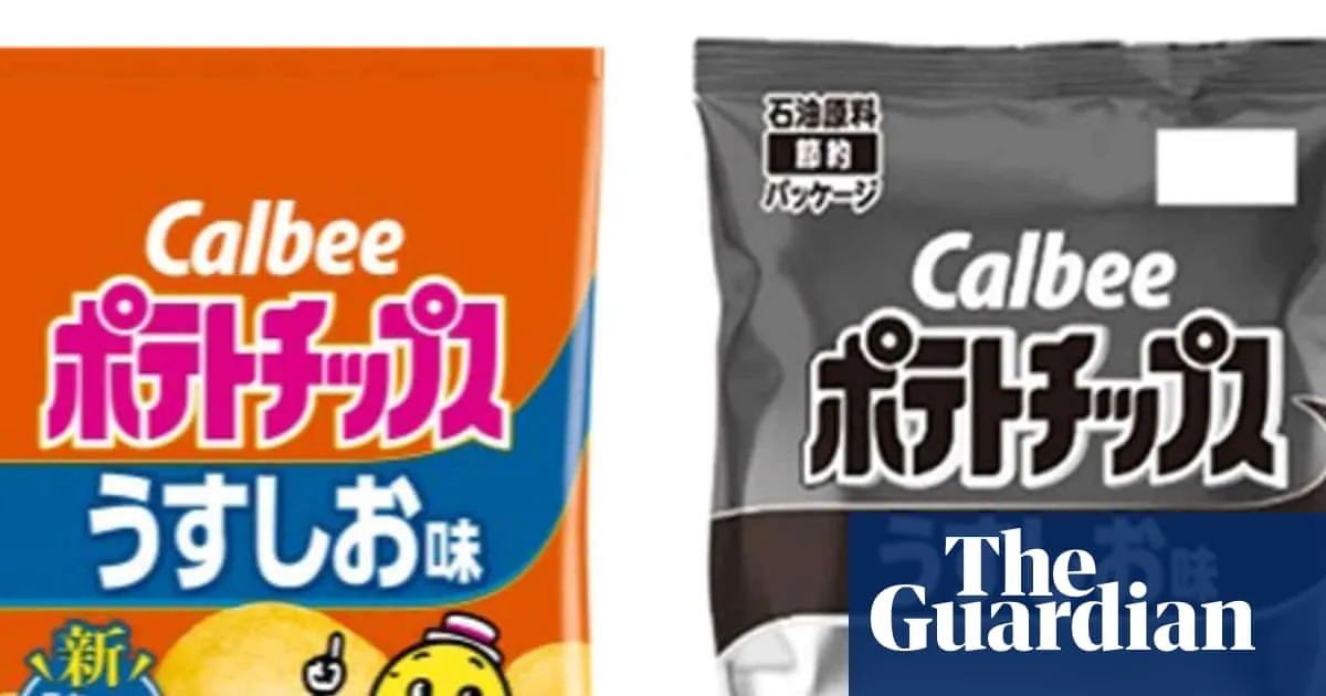 Iran war oil shortage forces Japan snack giant to use black-and-white packaging