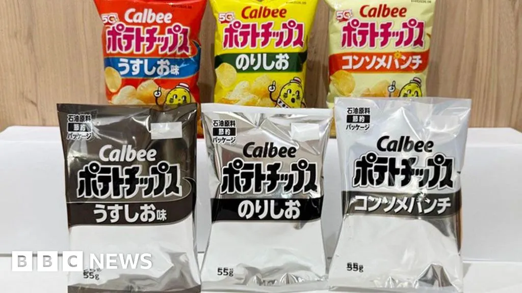 Snack giant switches to black and white packaging as Iran war hits ink supplies