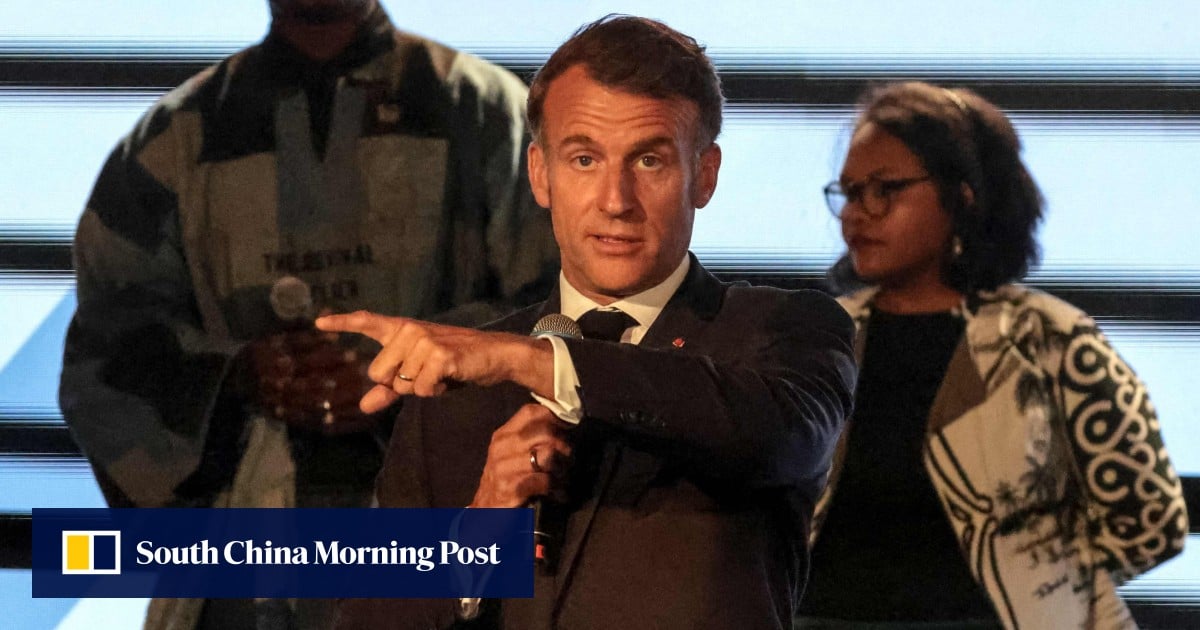 French president’s onstage outburst in Kenya overshadows Africa bid