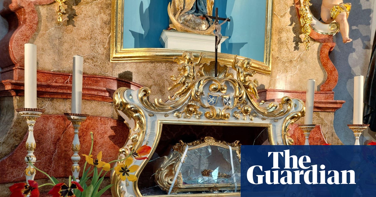 Czech police hunt thief who stole 800-year-old skull of a saint from a church