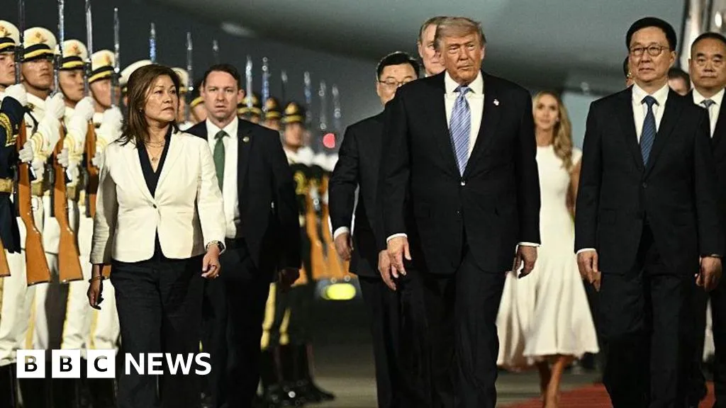 Trump arrives in China for high-stakes meeting with Xi Jinping