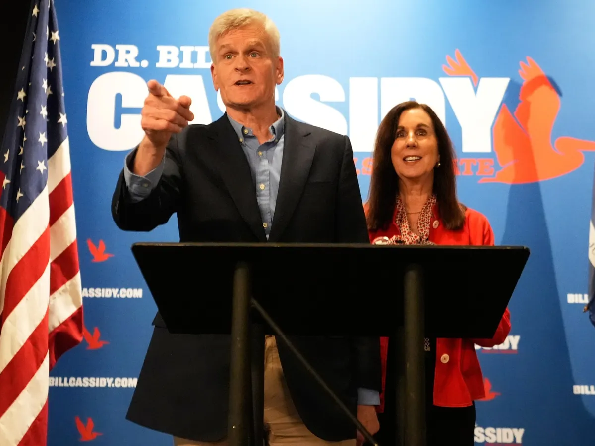US Senator Cassidy’s vote to convict Trump looms over Louisiana primary