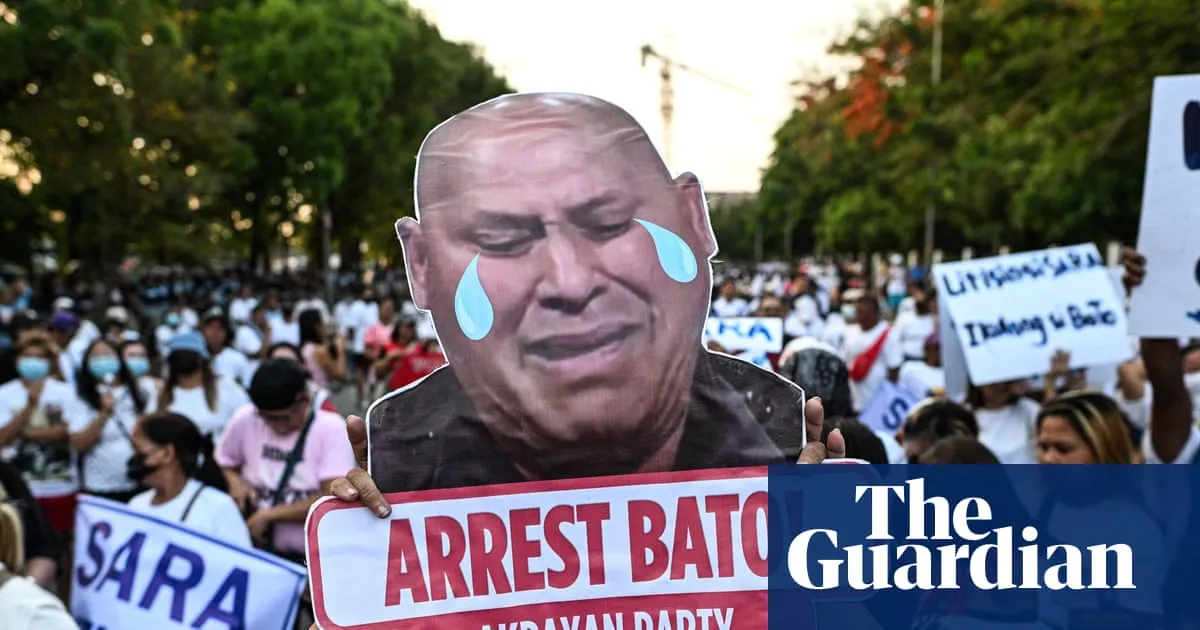 Philippines authorities investigating reports lawmaker wanted by ICC has fled after taking refuge in senate