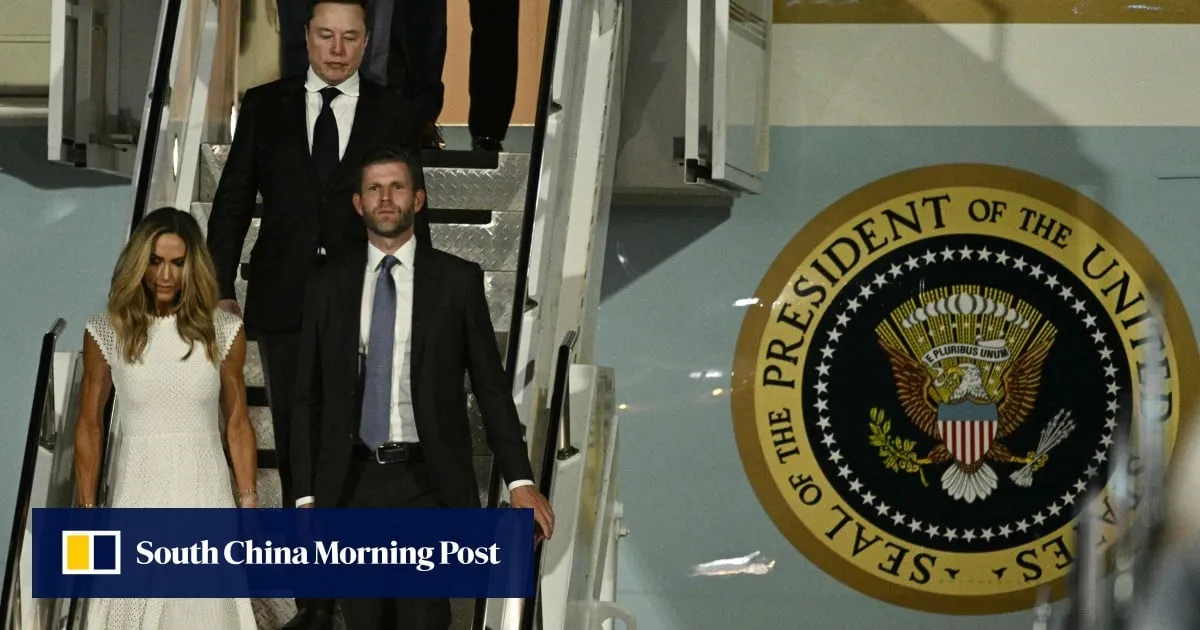Eric and Lara Trump – the new US first family faces making the trip to China