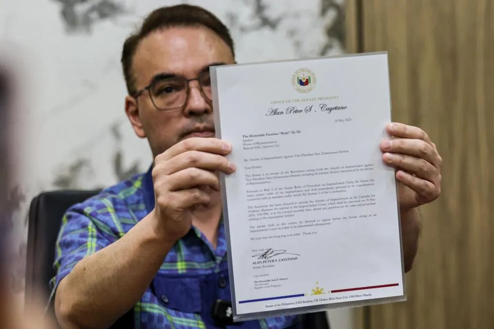 Philippine senator wanted by the International Criminal Court flees from Senate