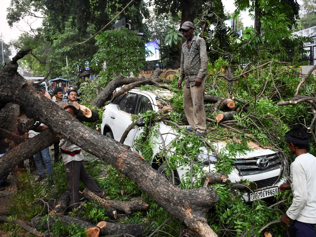 Duststorms and lightning kill at least 96 people in northern India