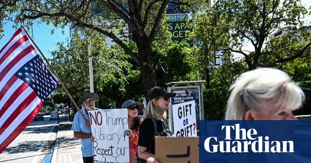 Miami residents sue over land for Trump presidential library