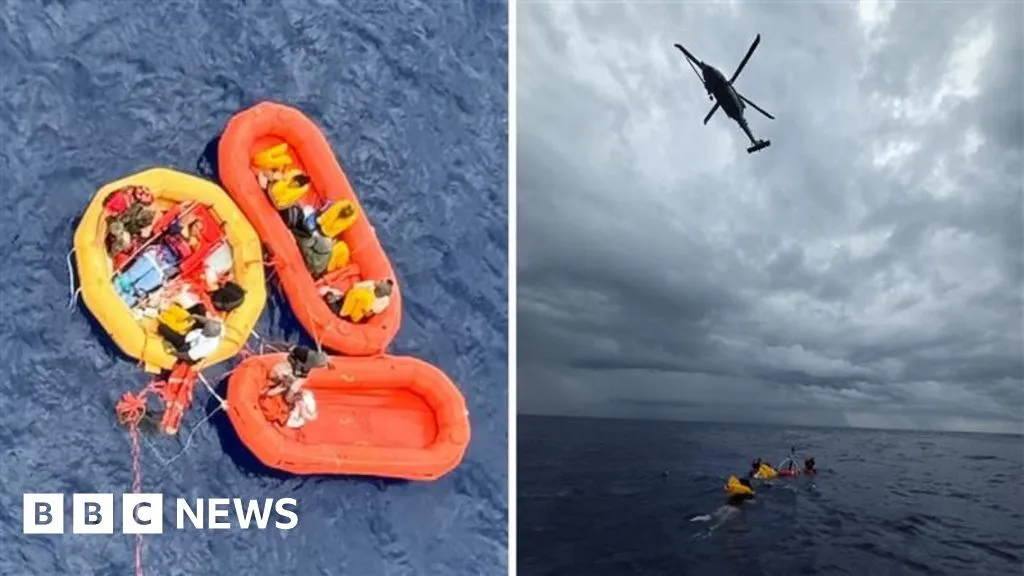 'We didn't die': Pilot recounts crash landing in Atlantic with 10 aboard