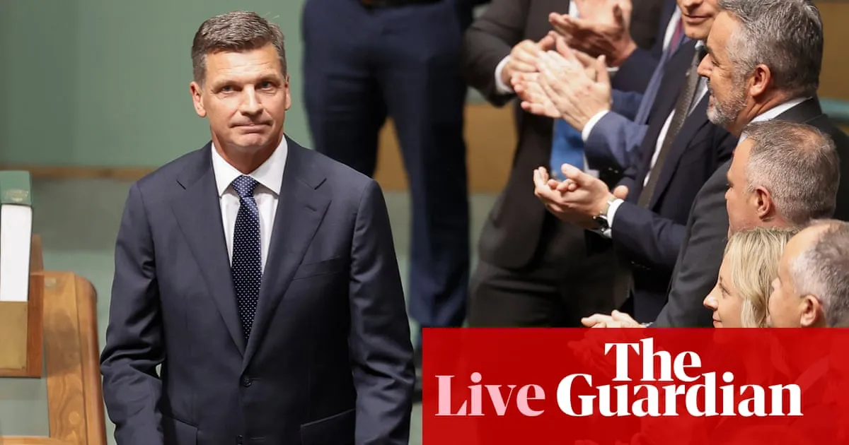 News live: Australia through to Eurovision grand final after Delta Goodrem wows Vienna; Angus Taylor accused of ‘dog whistle’ budget reply
