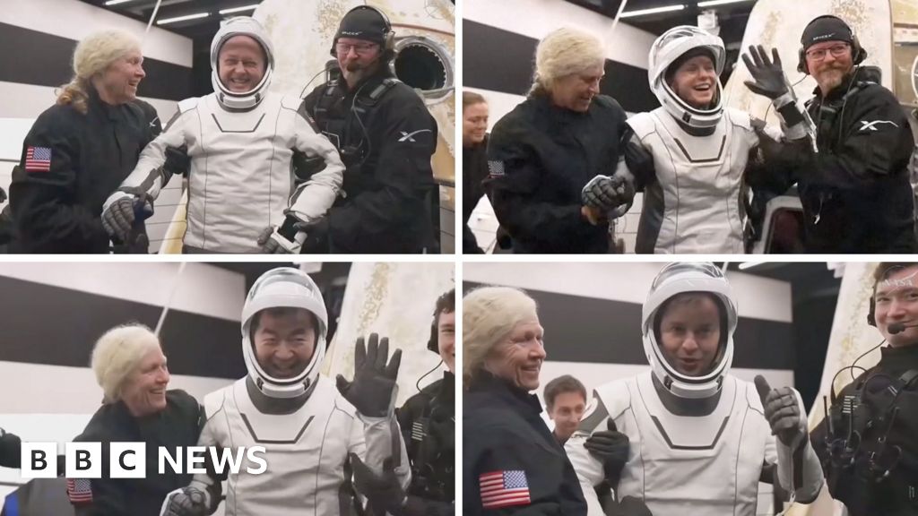 Watch: Astronauts return to Earth after medical evacuation