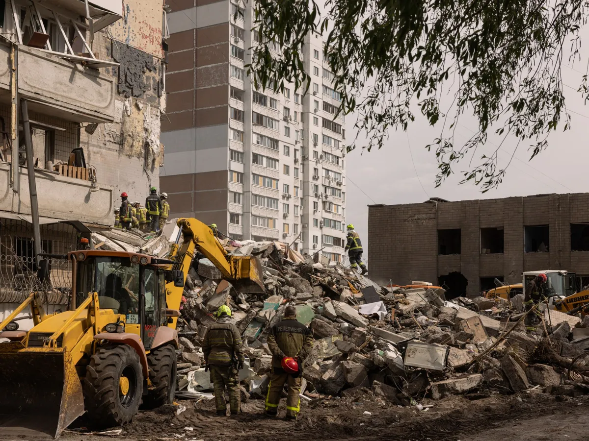Zelenskyy vows response after Russian strike kills 24 in Kyiv