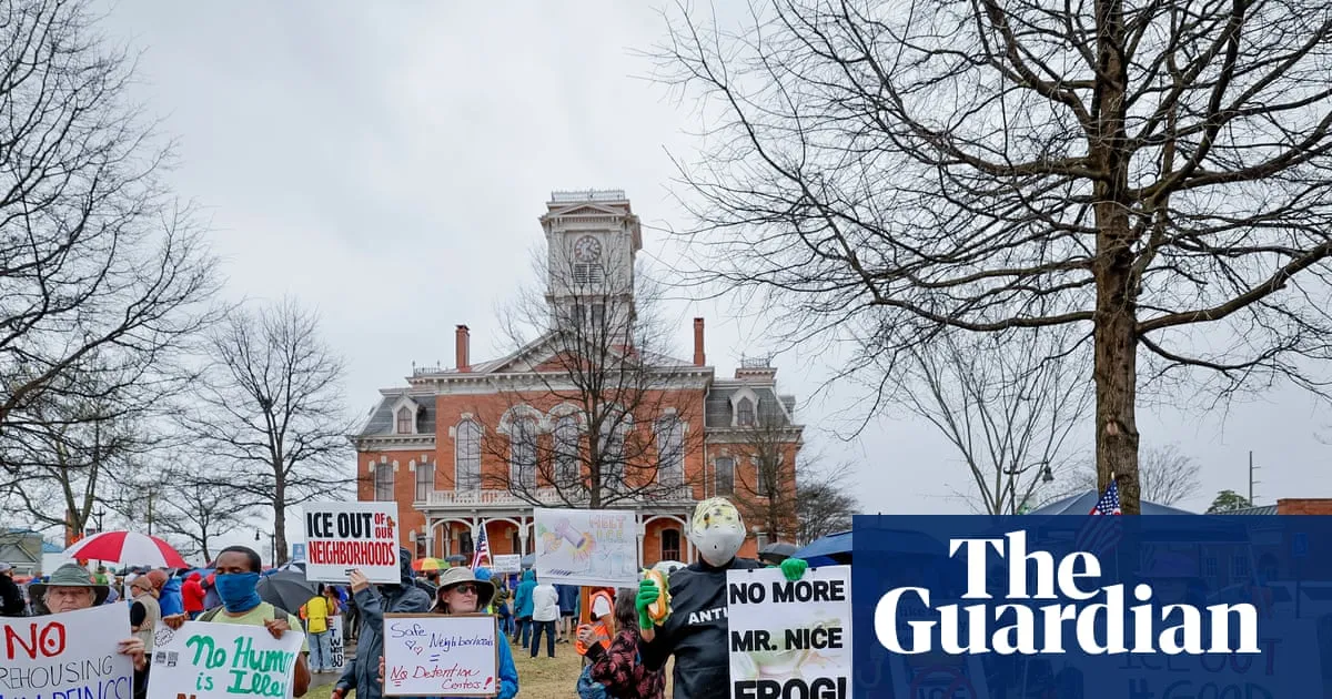 Georgia town sues over ICE plan for vast immigration detention center