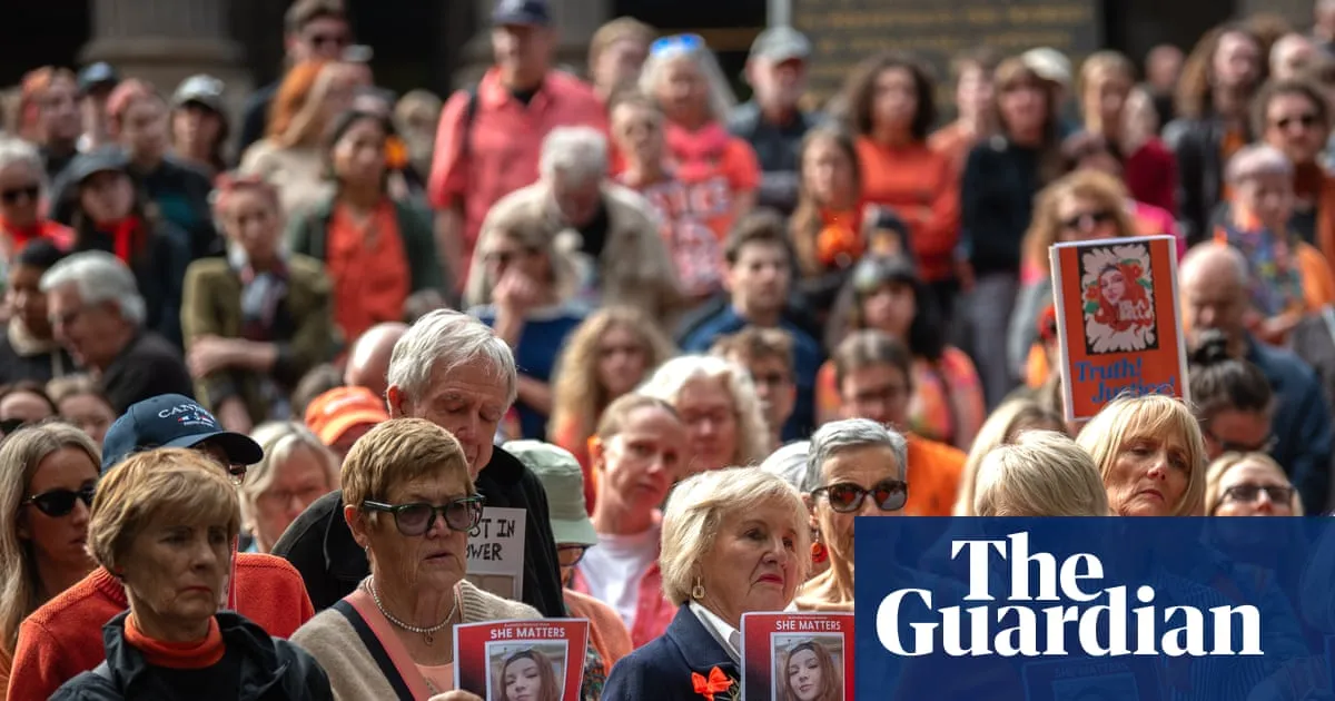 Teenager Isla Bell’s body was found in a Melbourne tip 18 months ago. Today friends and family demanded ‘justice’