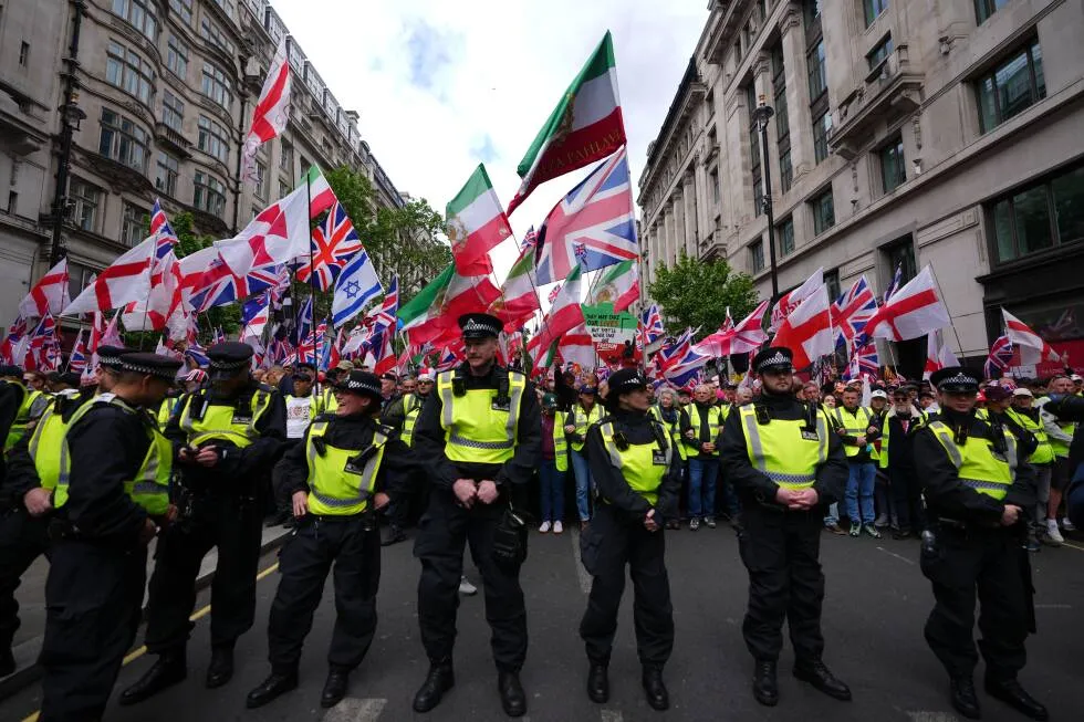 London police prepare for a busy day with two big rallies planned and a soccer final