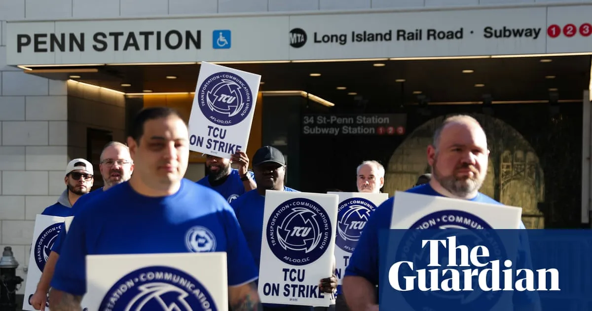 New York commuter rail system shuts down as workers strike