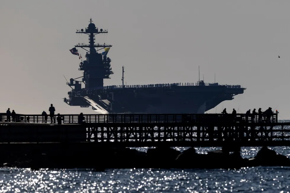 USS Ford returns home after 11-month deployment supporting the Iran war and Maduro’s capture