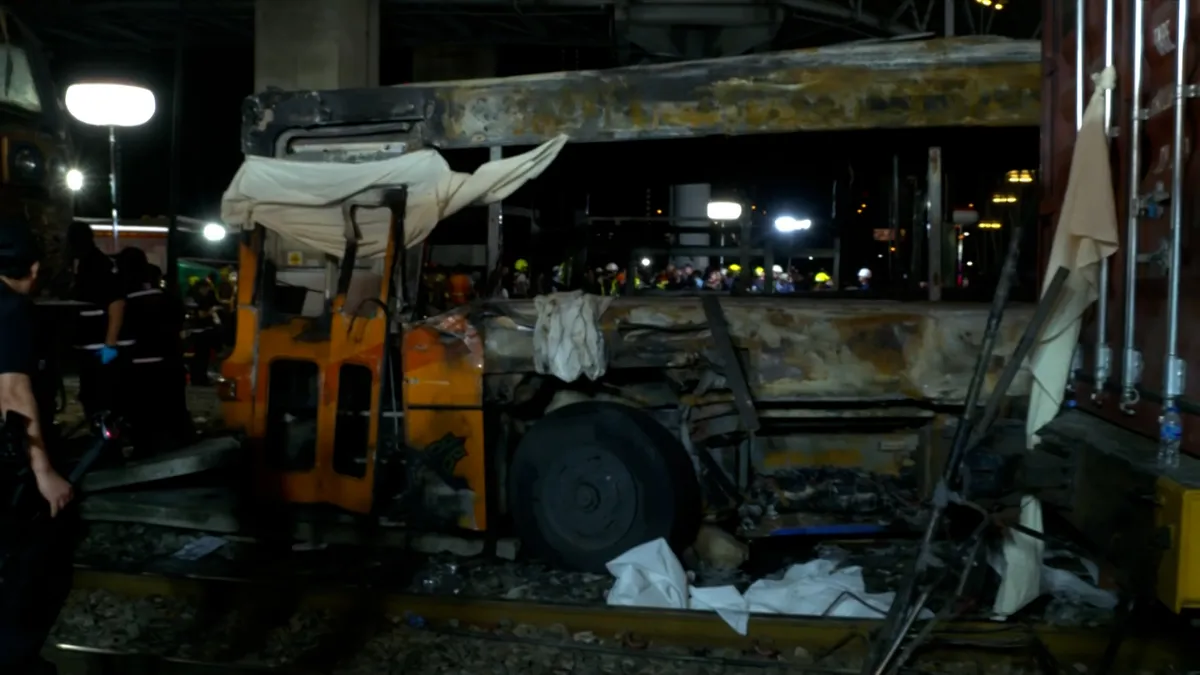 Accident kills eight people in Thailand raising questions of rail safety