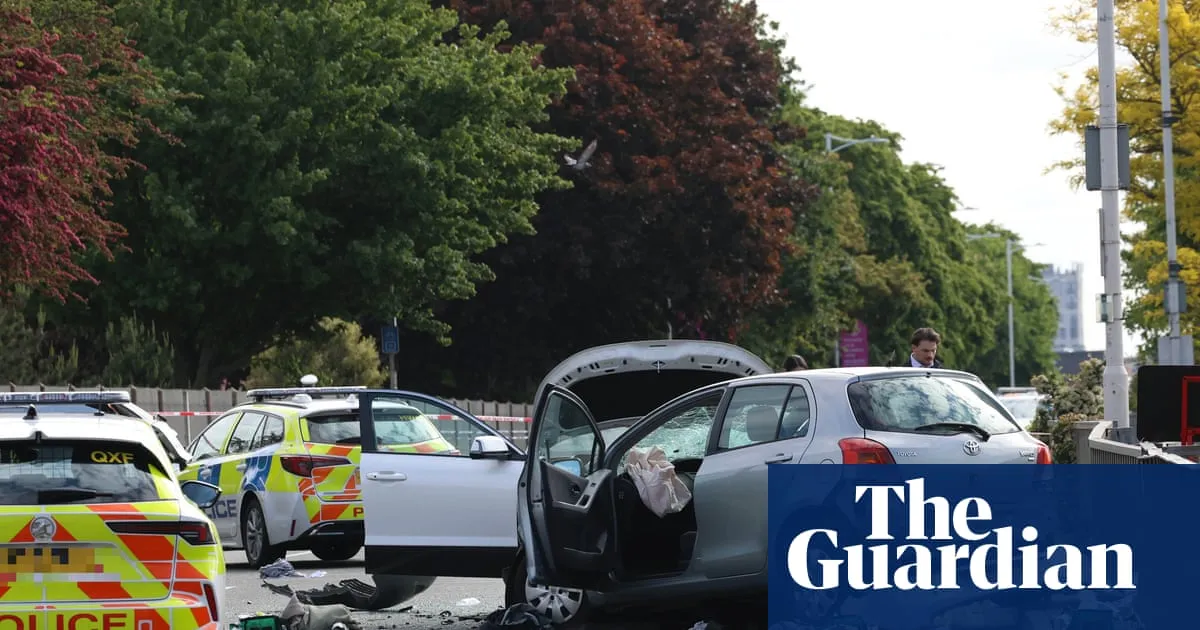 Nine injured after car pursued by police crashes in east London