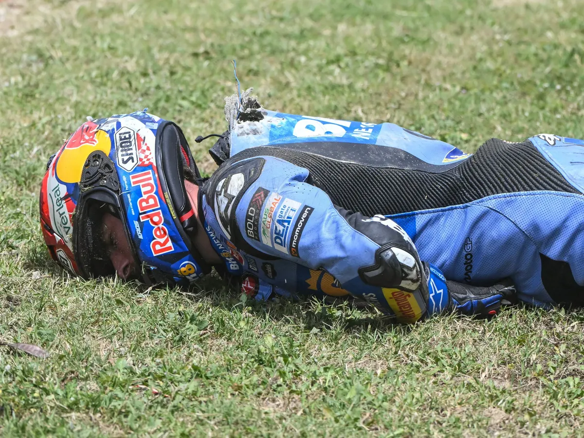 Fabio Di Giannantonio wins shortened Catalan MotoGP after Marquez crash