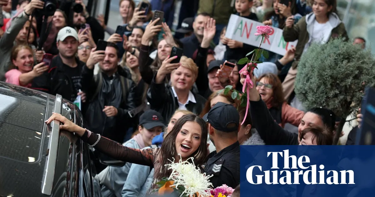 ‘A quiet belief everything’s going to be all right’: Bulgarians celebrate Dara’s Eurovision win with Bangaranga
