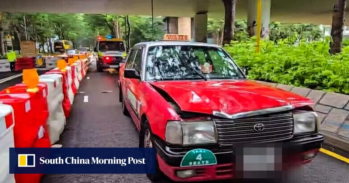 Taxi driver, 65, arrested after crash kills pedestrian in Hong Kong