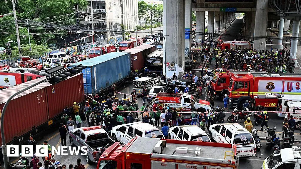 Driver of crashed train tested positive for drugs, Thai police say