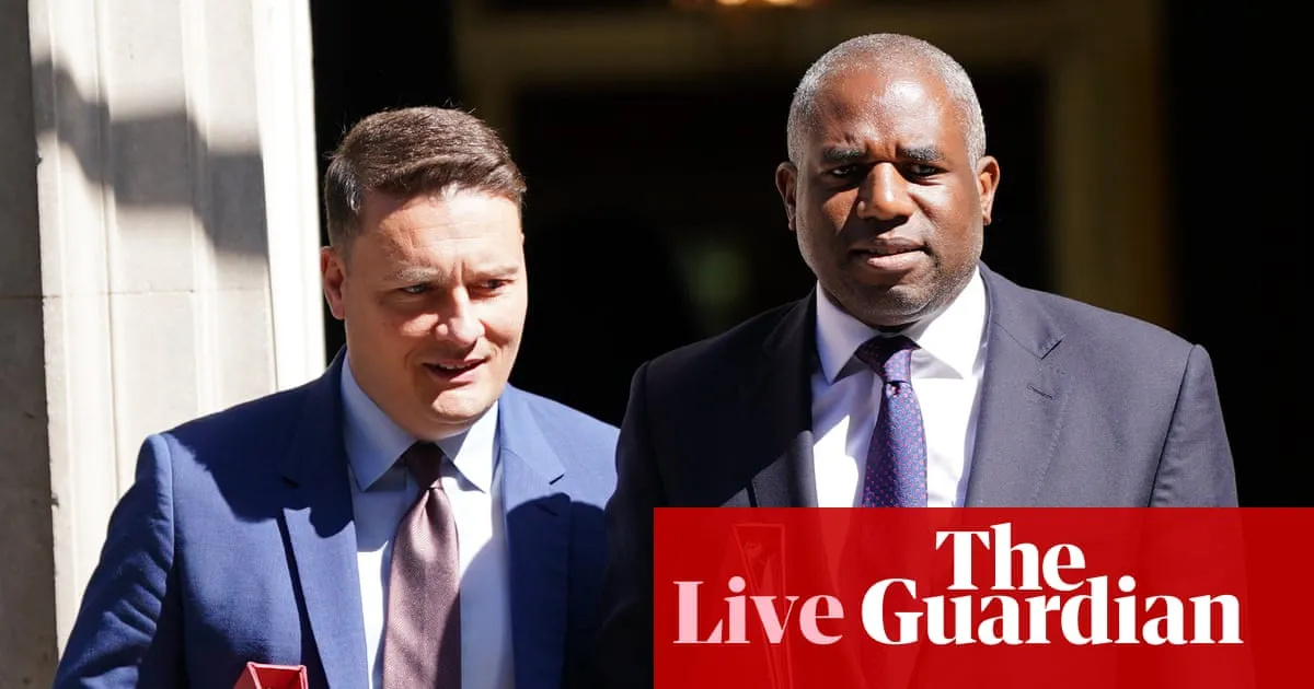 Lammy dismisses Streeting’s call for UK to rejoin EU as ‘sixth form’ debating position – UK politics live