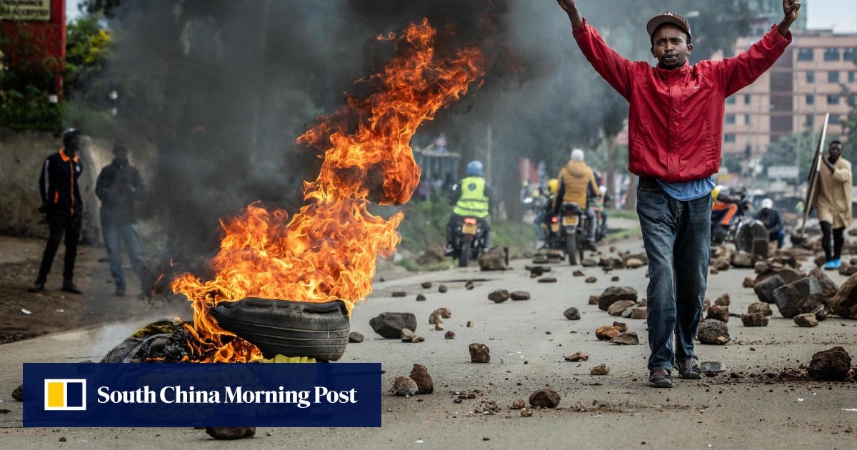Kenya protesters block roads in public transport strike over fuel prices