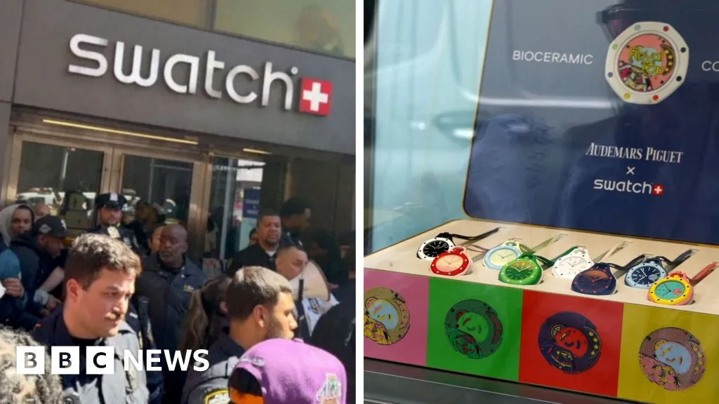 'I sold it for over £1k': Swatch launch sparks 'chaotic' scenes
