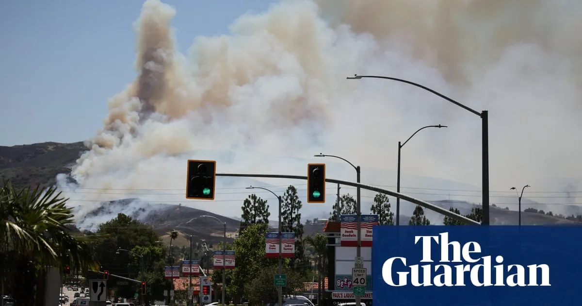 Fast-growing southern California brush fire prompts evacuation orders