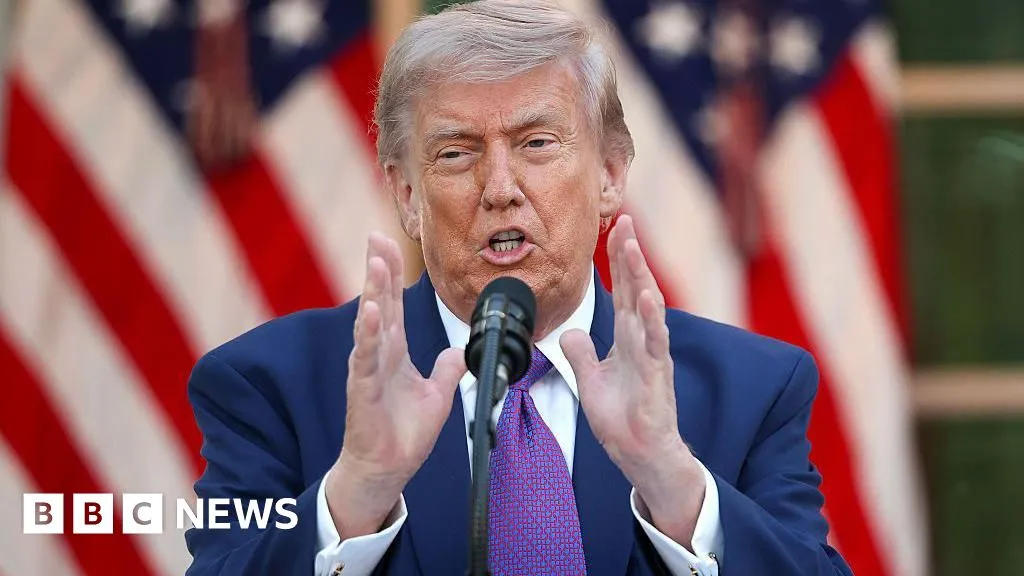 Trump administration unveils $1.7bn fund to compensate his allies as he drops tax lawsuit