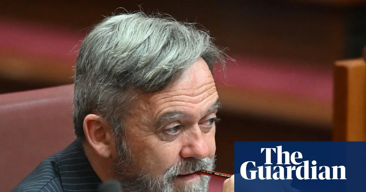 Liberal senator breaks ranks to take aim at Angus Taylor’s ‘negative’ rhetoric on immigration
