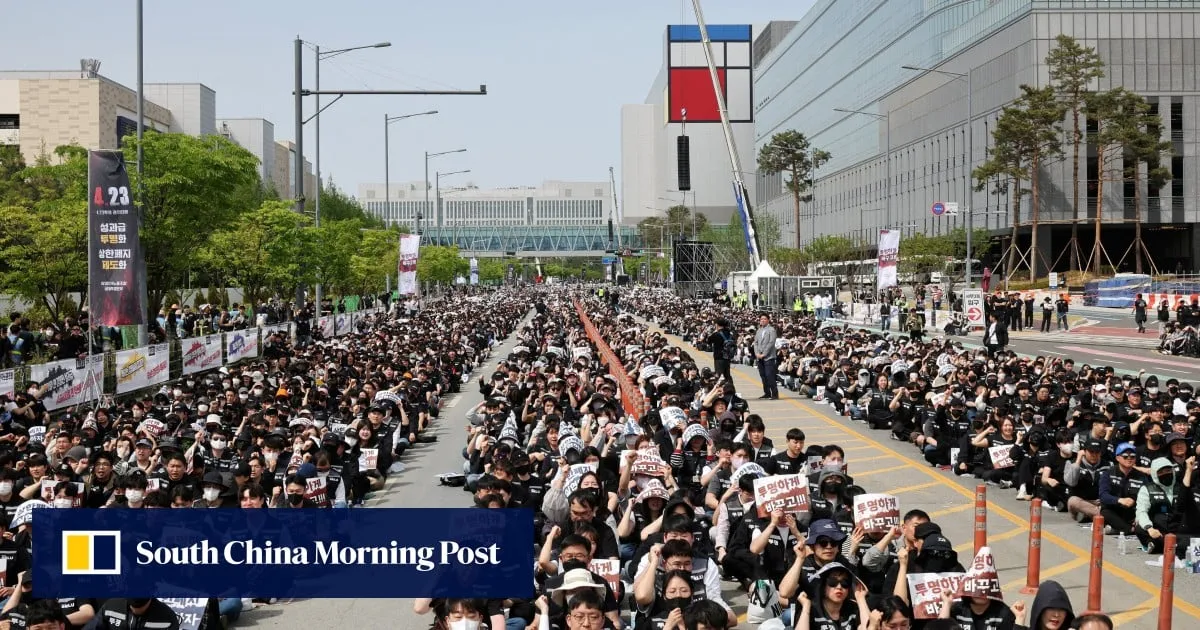 Samsung workers go ahead with 18-day strike as bonus talks collapse