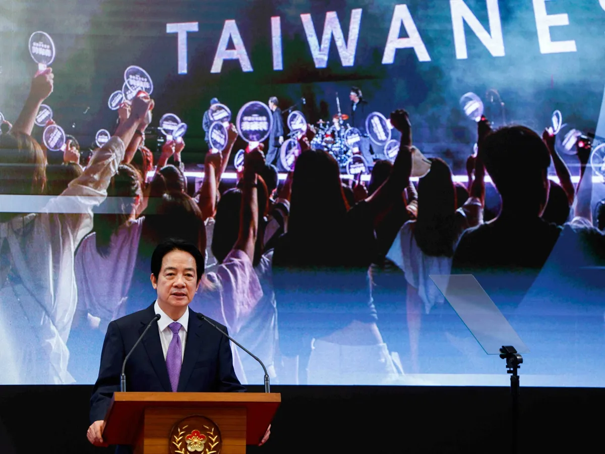 Taiwan’s president says future will not be decided by ‘external forces’